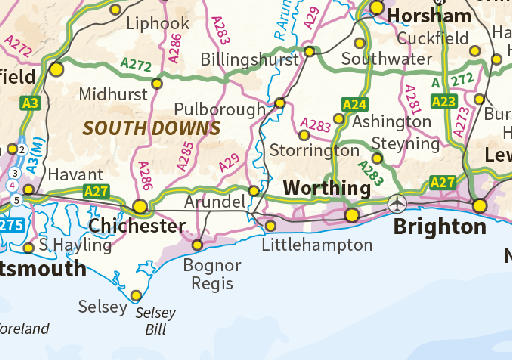 Sussex Map